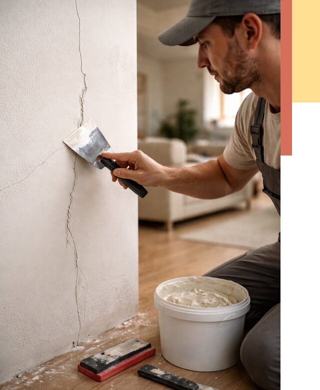 Заделка трещин и сколов в Санкт-Петербурге от 2604 руб. — быстро и недорого | ОТДЕЛОЧНИК-Снк