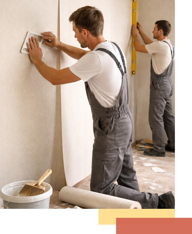 Поклейка бумажных обоев в Санкт-Петербурге качественно и недорого