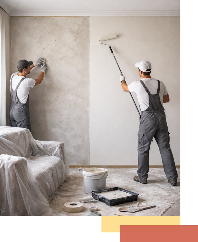 Покраска стен антивандальной краской в Санкт-Петербурге