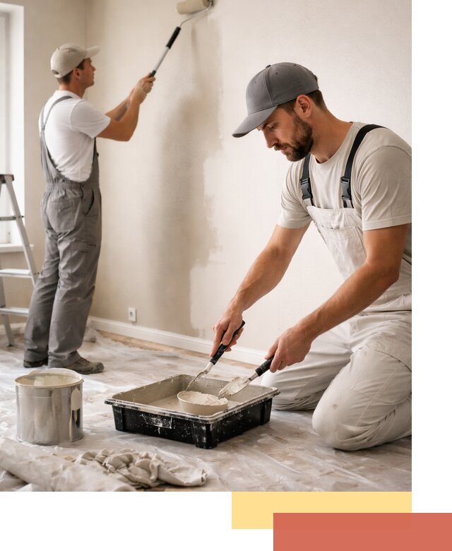 Покраска стен в квартире в Санкт-Петербурге — профессионально и аккуратно