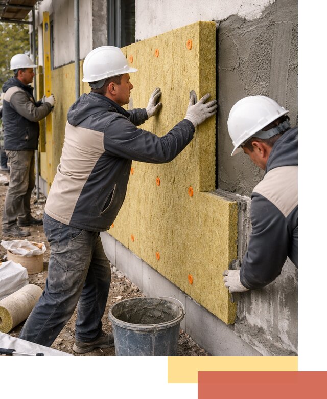 Утепление стен минватой в Санкт-Петербурге — тепло и звукоизоляция