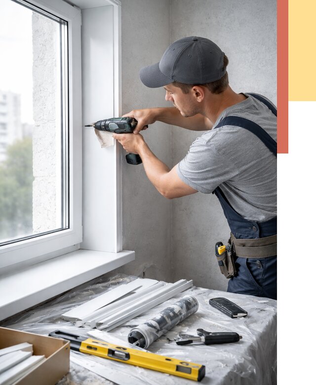 Установка пластиковых откосов в Санкт-Петербурге от 2391 руб. | ОТДЕЛОЧНИК-Снк монтаж, быстро и недорого