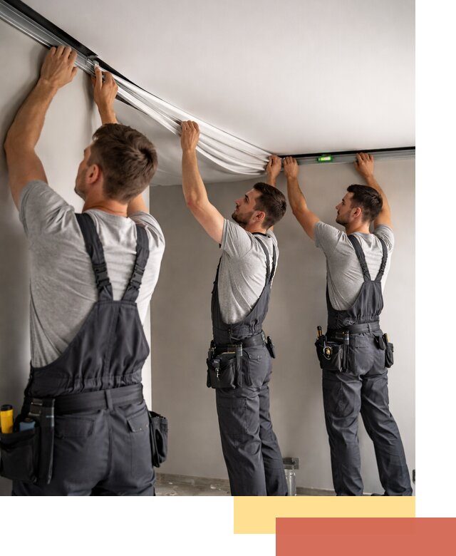 Теневые натяжные потолки в Санкт-Петербурге: монтаж и отделка быстро и качественно