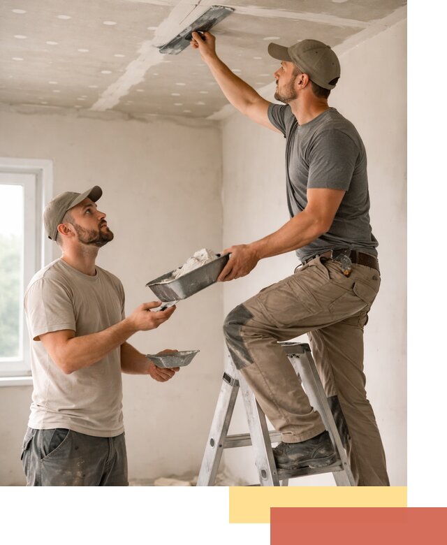 Шпаклевка потолка из гипсокартона в Санкт-Петербурге качественно и быстро