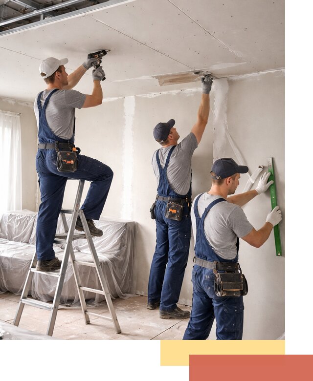 Профессиональная отделка потолка в Санкт-Петербурге быстро и качественно