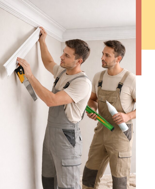 Монтаж потолочного плинтуса в Санкт-Петербурге от 2444 руб. — быстро и недорого | ОТДЕЛОЧНИК-Снк