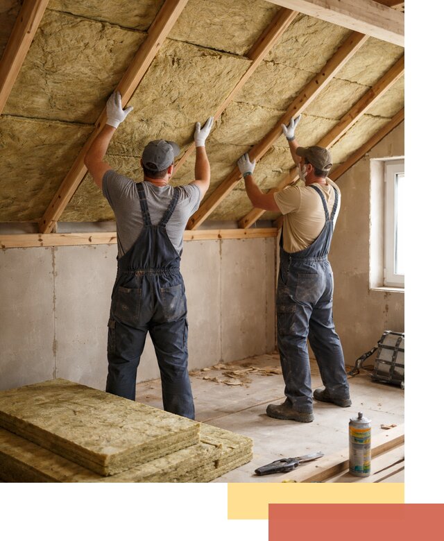 Утепление потолка минеральной ватой в Санкт-Петербурге